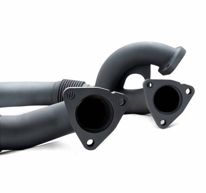 Rudy's High Temp Coated Heavy Duty Thick Wall Up Pipe Kit For 08-10 6.4 Powerstroke