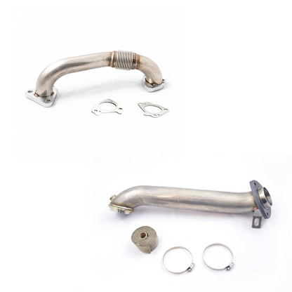 Rudy's HD Driver Side Up Pipe W/Turbo Pipe 15.5-16 GM 2500/3500 6.6L LML Diesel