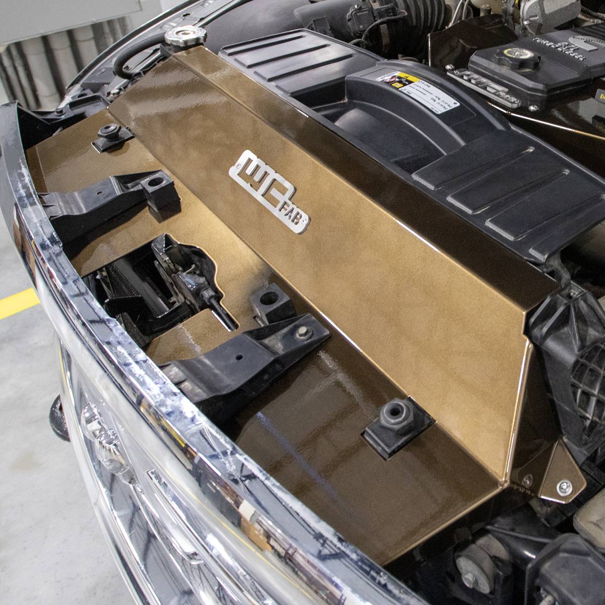 Wehrli 13-18 Cummins Fabricated  Radiator Cover