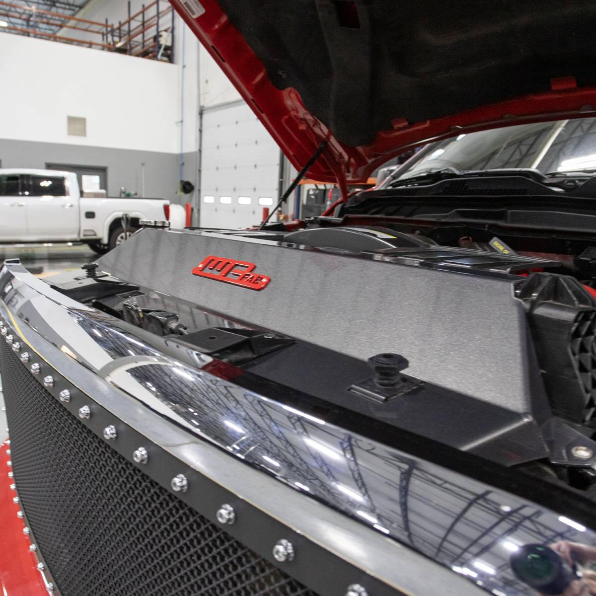 Wehrli 13-18 Cummins Fabricated  Radiator Cover