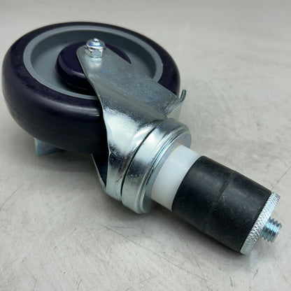 REGENCY Polyurethane Work Table/Equipment Stand Caster W/ Brake 5" Black A105CR