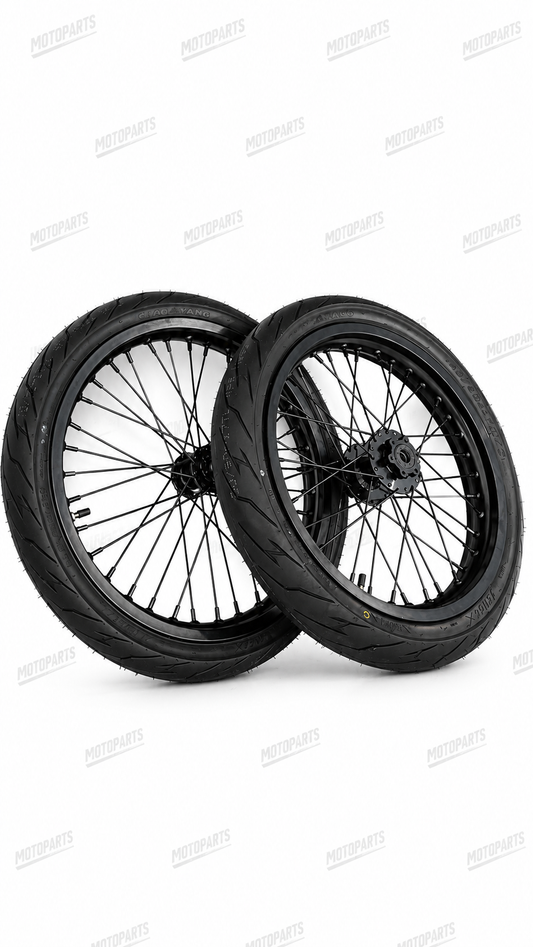 17” Light Bee/Eride Supermoto Wheel Set