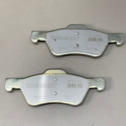 WAGNER OEx Disc Front Brake Pad Set 7" x 3" Grey OEX1047