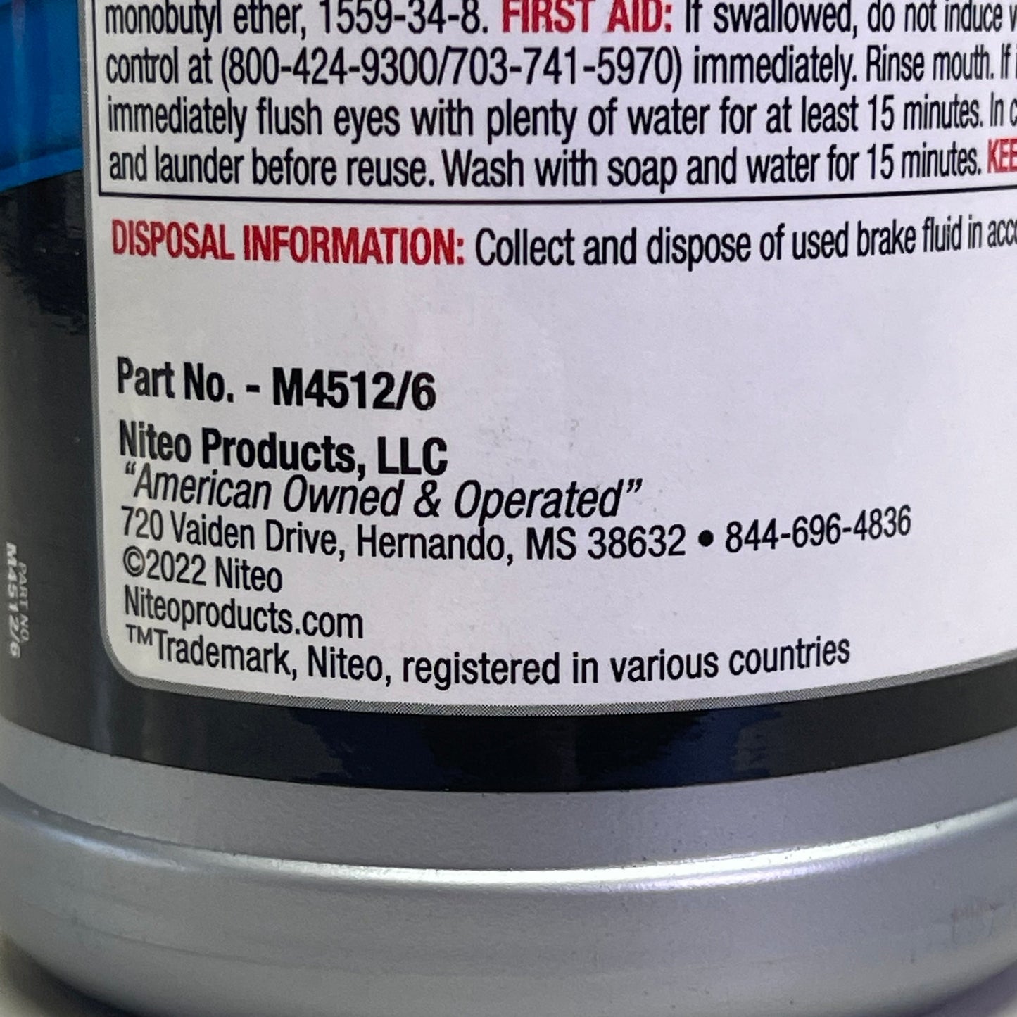 MOTOR MEDIC (6 PACK) Super Heavy Duty Dot 4 Brake Fluid 12 fl oz Grey M4512