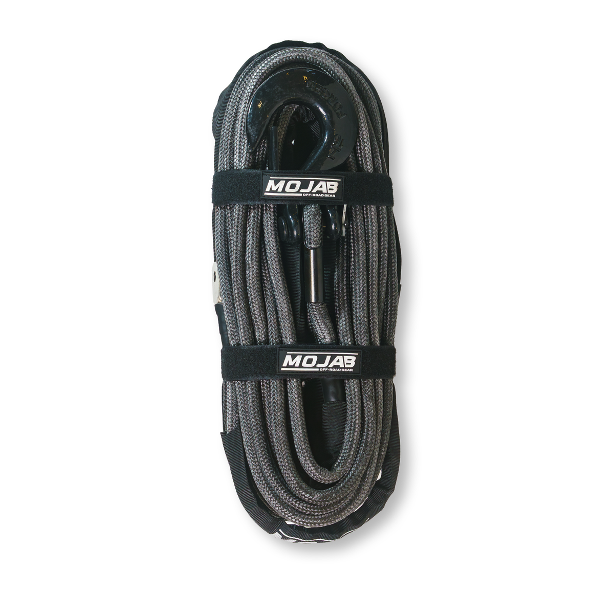 MOJAB 1/2'' x 78' Double Braided Winch Rope with Forged Hook