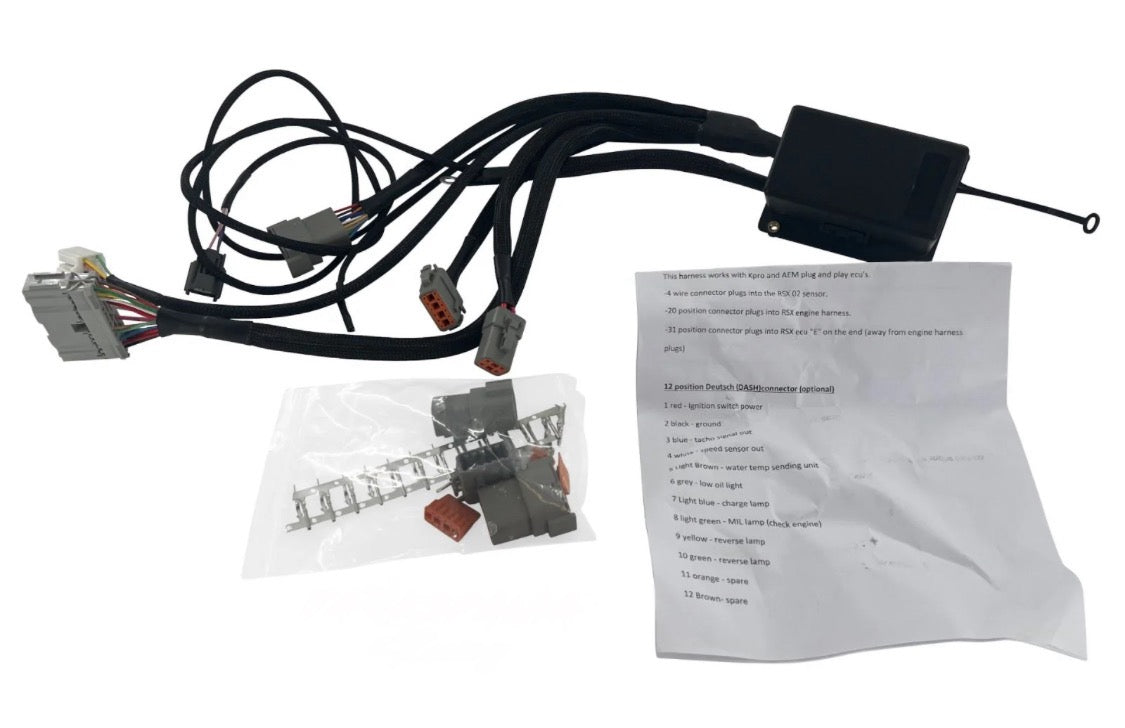 MRC Racing Components K Series Chassis Adapter Race Relay Fuse Box Lead Harness K20 K24