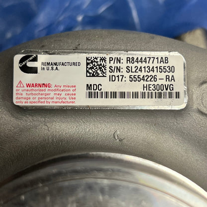 MOPAR Turbo Assembly Sz 12" L X 11" H R8444771AB-1