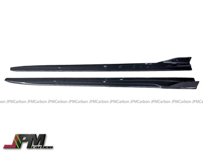 [JPMCarbon] AE Style Carbon Fiber Side Skirt Add-on Lips Fits For 2019-2025 BMW F97 X3M / F98 X4M