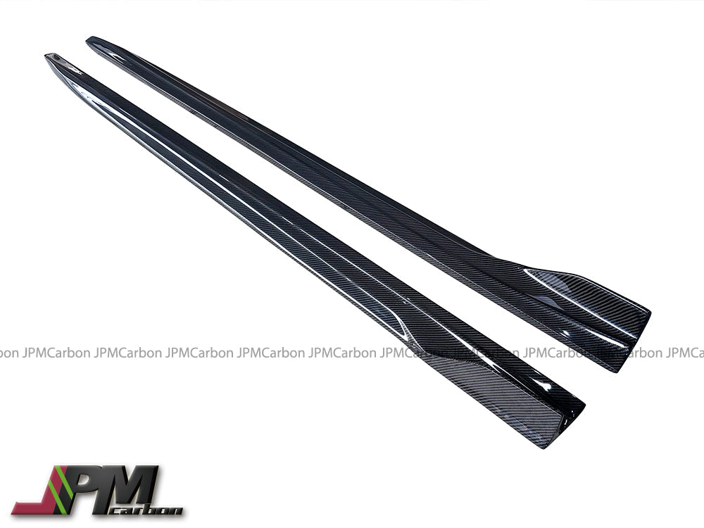 [JPMCarbon] AE Style Carbon Fiber Side Skirt Add-on Lips Fits For 2019-2025 BMW F97 X3M / F98 X4M