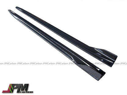 [JPMCarbon] AE Style Carbon Fiber Side Skirt Add-on Lips Fits For 2019-2025 BMW F97 X3M / F98 X4M