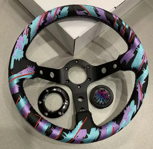 GEN PERFORMANCE "hks" Style Print Steering Wheel
