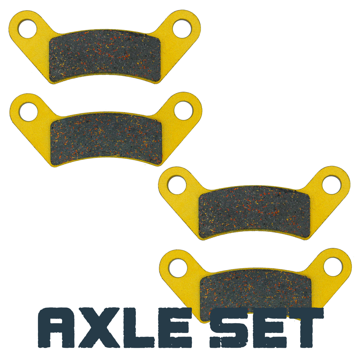Cushman Hauler, Refesher, Shuttle, Titan XD  2009-2025 Ceramic Brake Pad Set