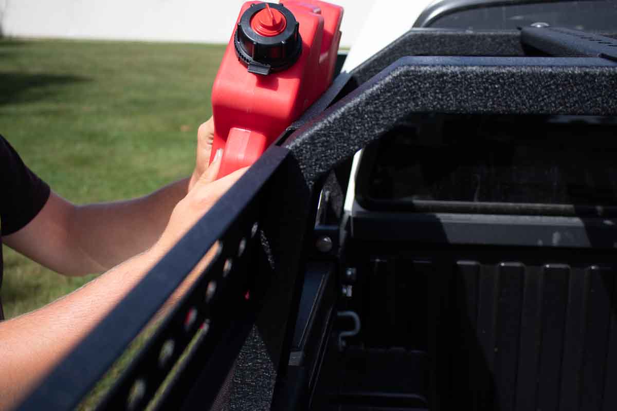 Fishbone Offroad Short Bed Half Height Tackle Rack for 1988 & Up GM Pickup FB21322
