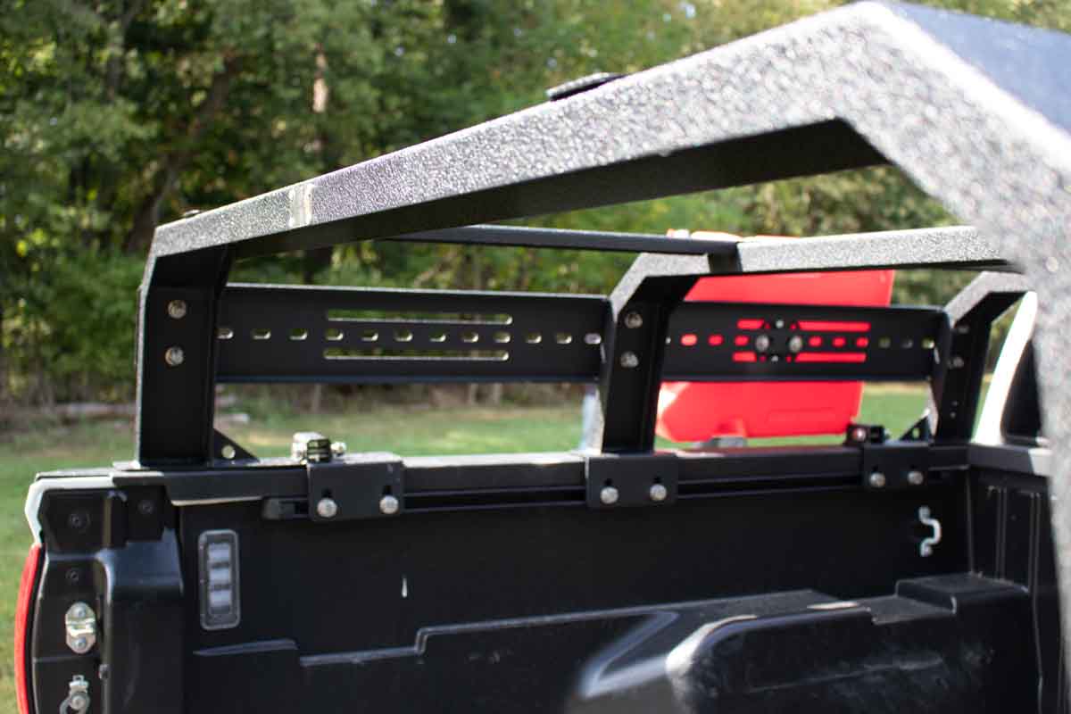 Fishbone Offroad Long Bed Half Height Tackle Rack for 2005-2023 Toyota Tacoma FB21245