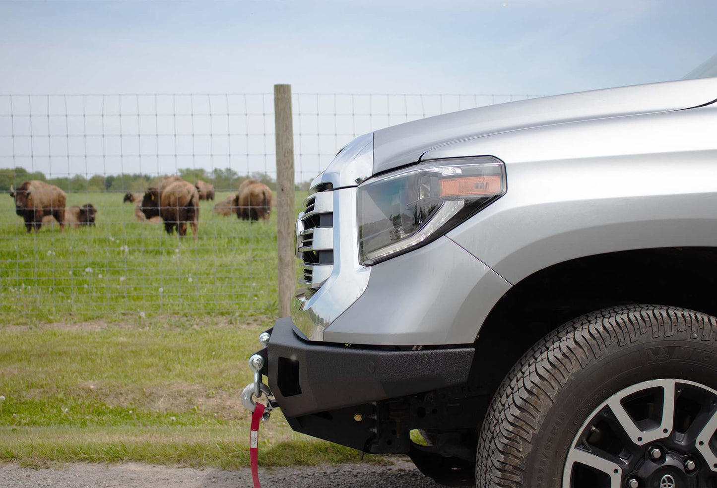 Fishbone Offroad Front Winch Bumper for 2014-2021 Toyota Tundra FB22392