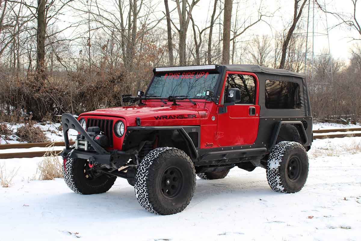 Fishbone Offroad Front Tube Fenders for 1997-2006 Jeep Wrangler FB23029F