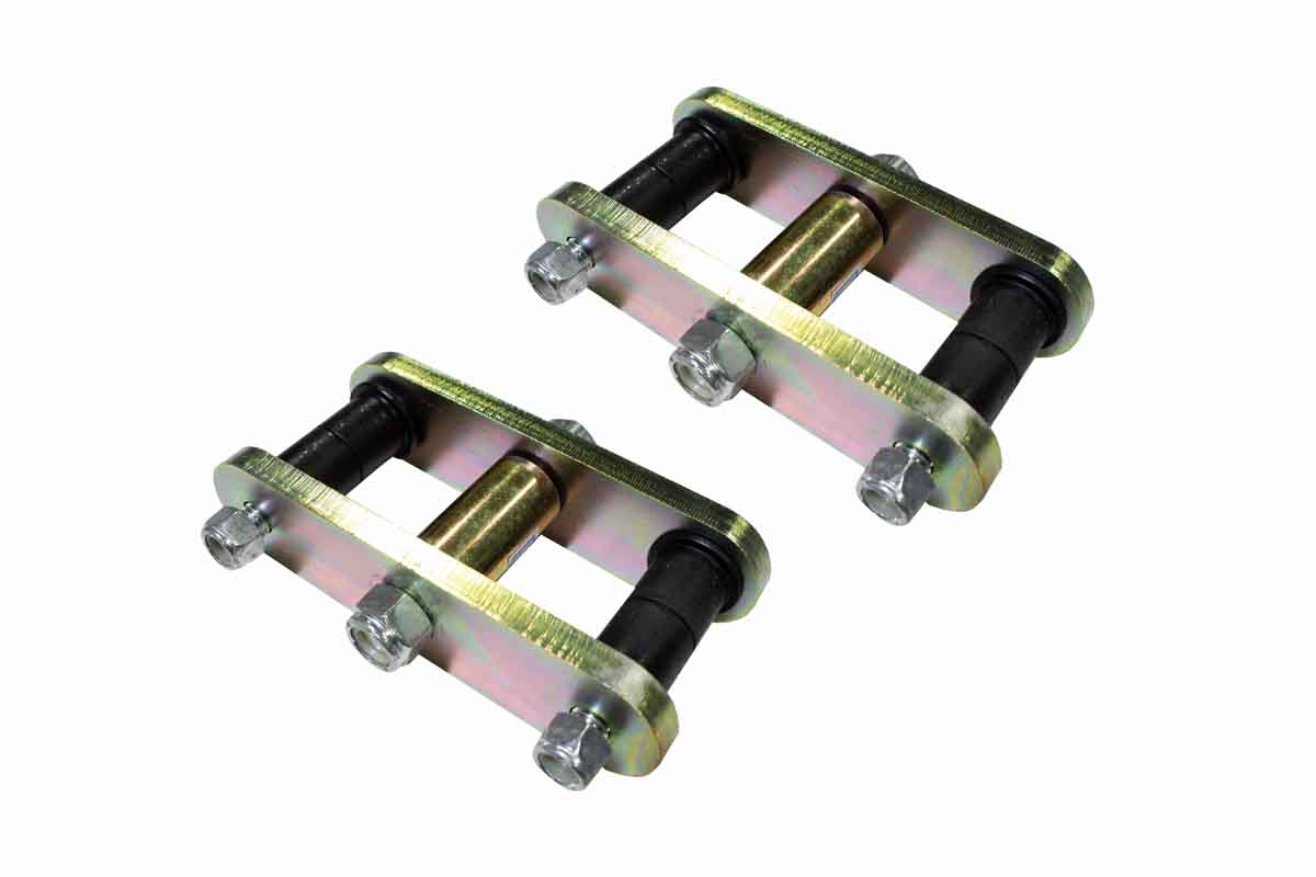 Fishbone Offroad Front/Rear Greaseable Shackles for 1946-1975 Jeep CJ-5 FB27222