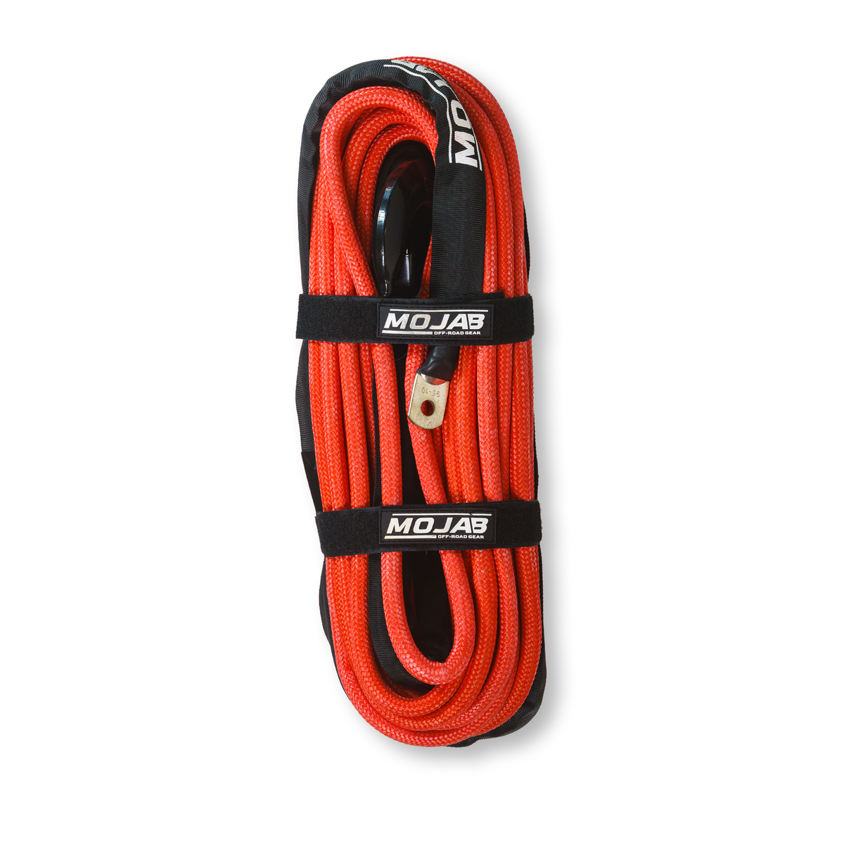 MOJAB 1/2'' x 78' Double Braided Winch Rope with Forged Hook