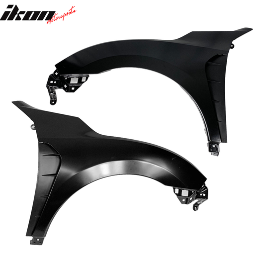 2016-2020 Honda Civic Type-R Front Fender Flares Trim w/ Insert Steel