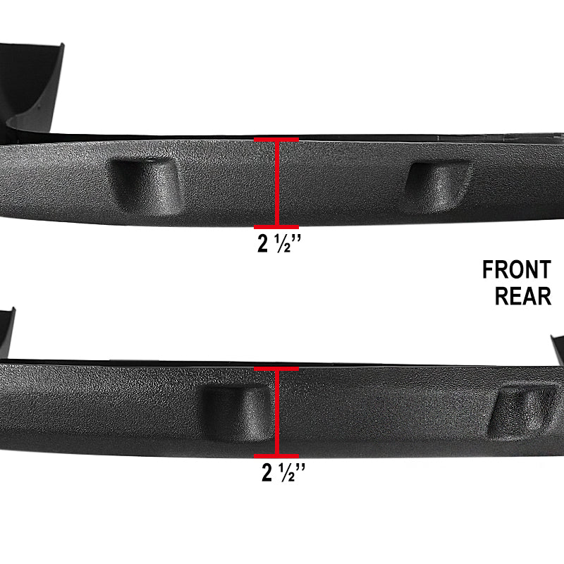 1988-1999 Chevrolet C/K Blazer/Jimmy/Suburban/Tahoe GMC Yukon Textured Rivet Style Fender Flares