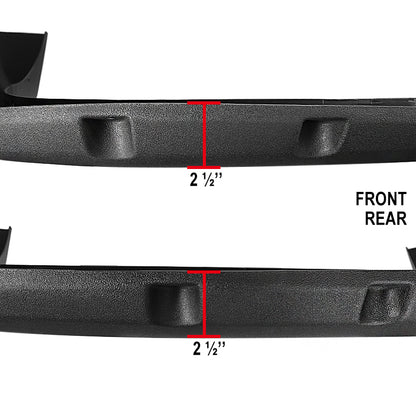 1988-1999 Chevrolet C/K Blazer/Jimmy/Suburban/Tahoe GMC Yukon Textured Rivet Style Fender Flares