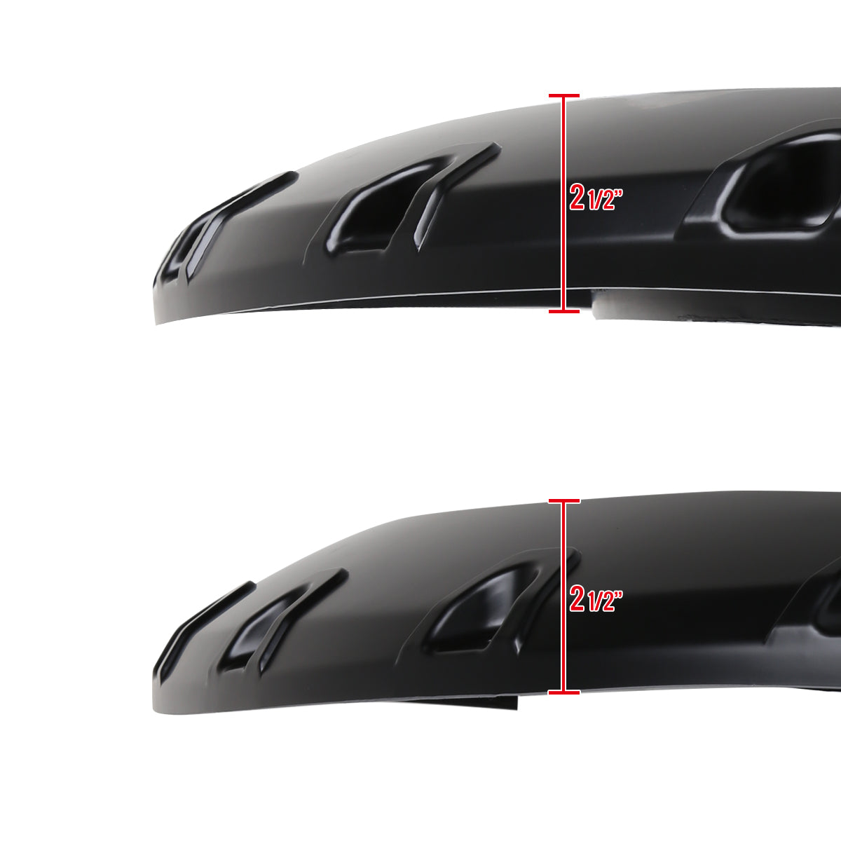 2004-2008 Ford F-150/ 2007-2008 Lincoln Mark LT Styleside Smooth Rivet Style Fender Flares