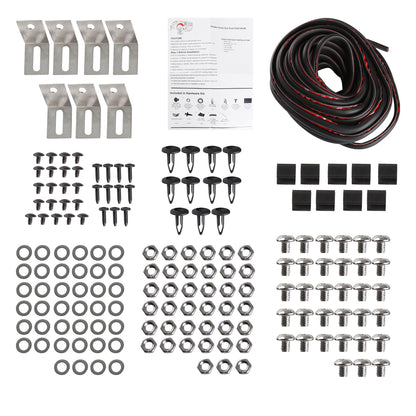 2004-2008 Ford F-150/ 2007-2008 Lincoln Mark LT Styleside Smooth Rivet Style Fender Flares