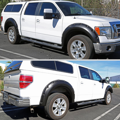 2009-2014 Ford F-150 Styleside Smooth Rivet Style Fender Flares
