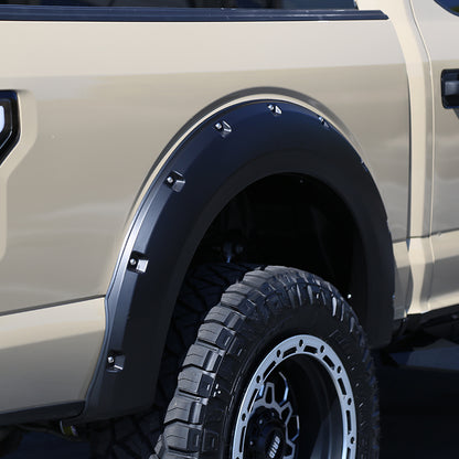 2015-2017 Ford F-150 Styleside Smooth Rivet Style Fender Flares