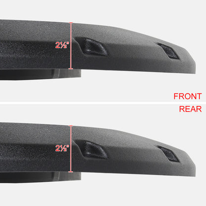 2018-2020 Ford F-150 Styleside Textured Rivet Style Fender Flares