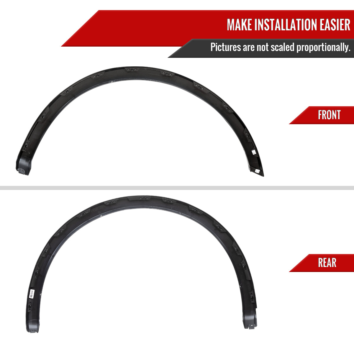 2018-2020 Ford F-150 Smooth Factory Style Fender Flares