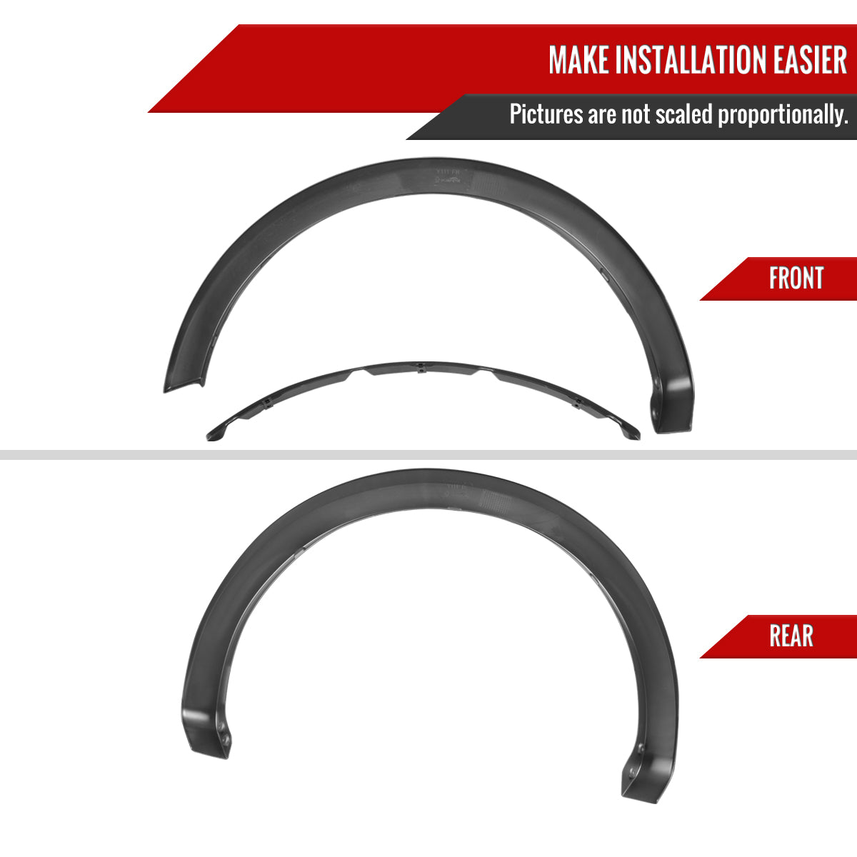 2021-2024 Ford F-150 Factory Style Fender Flares