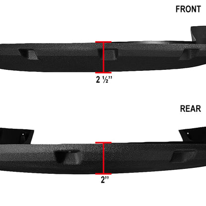2011-2016 Ford F-250/F-350 SuperDuty Styleside Textured Rivet Style Fender Flares