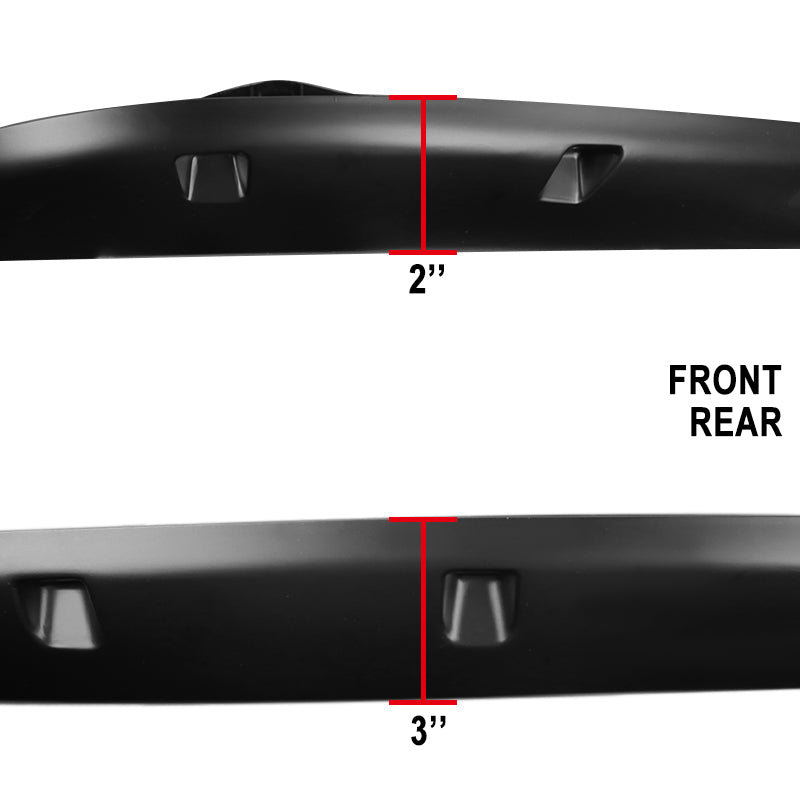 2002-2009 Dodge RAM 1500/2500/3500 Smooth Rivet Style Fender Flares