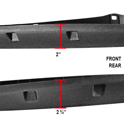 2002-2008 Dodge RAM 1500/ 2003-2009 RAM 2500 3500 Rough Textured Rivet Style Fender Flares