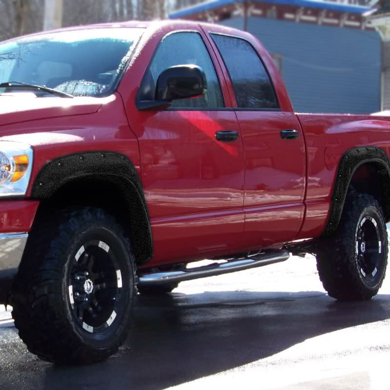 2002-2008 Dodge RAM 1500/ 2003-2009 RAM 2500 3500 Rough Textured Rivet Style Fender Flares