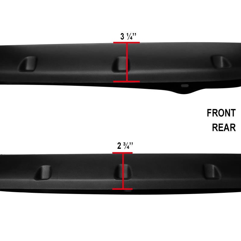 2002-2009 Dodge RAM Smooth Rivet Style Fender Flares
