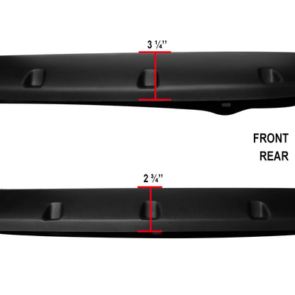 2002-2009 Dodge RAM Smooth Rivet Style Fender Flares