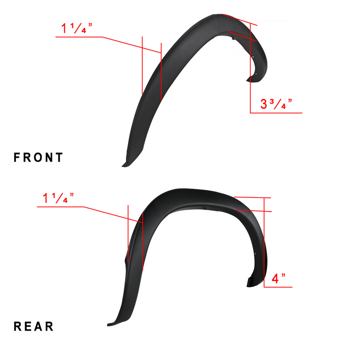 2002-2009 Dodge RAM Factory OE Style Fender Flares