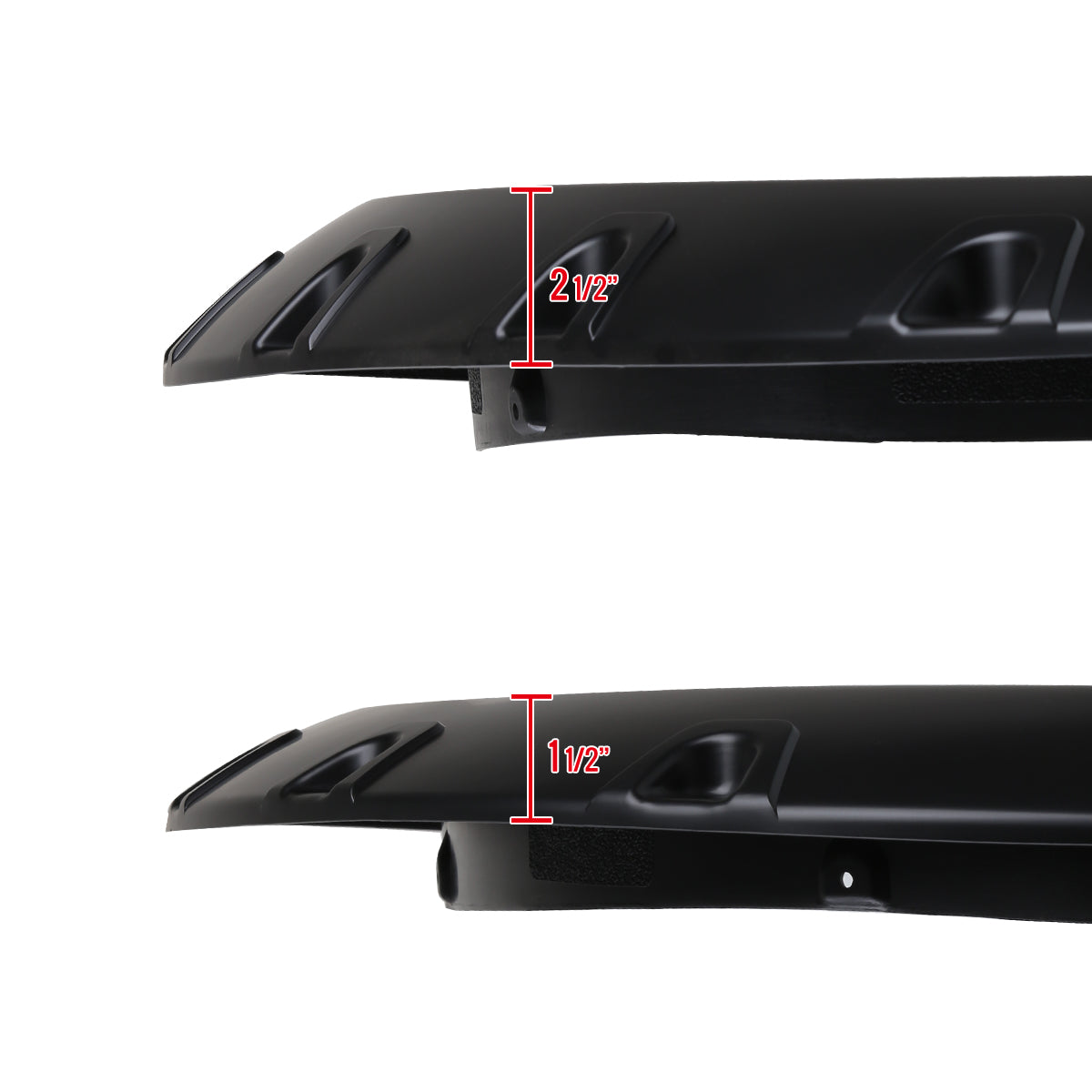 2009-2018 Dodge RAM 1500 / 2019-2021 Dodge RAM Classic Fleetside Smooth V2 Rivet Style Fender Flares