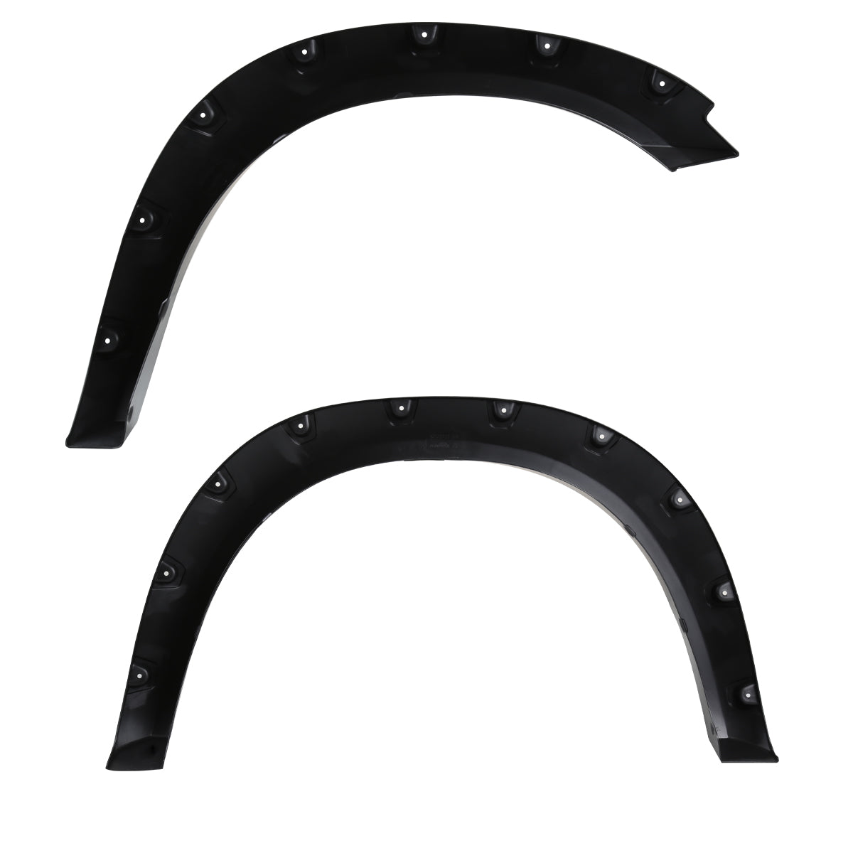 2009-2018 Dodge RAM 1500 / 2019-2021 Dodge RAM Classic Fleetside Smooth V2 Rivet Style Fender Flares
