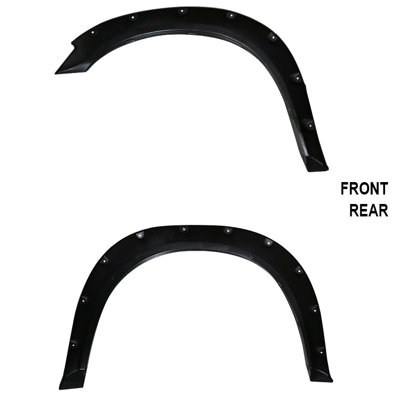 2010-2017 Dodge RAM 2500/3500 Textured Rivet Style Fender Flares