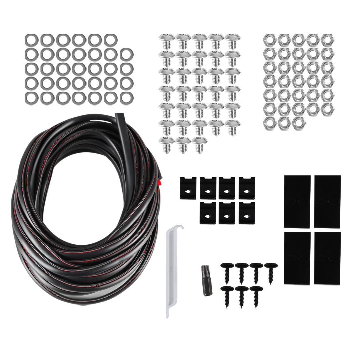 2019-2024 Dodge RAM 1500 Textured Rivet Style Fender Flares