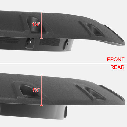 2019-2024 Dodge Ram 2500/3500 4PC Textured Pocket Rivet Style Fender Flares