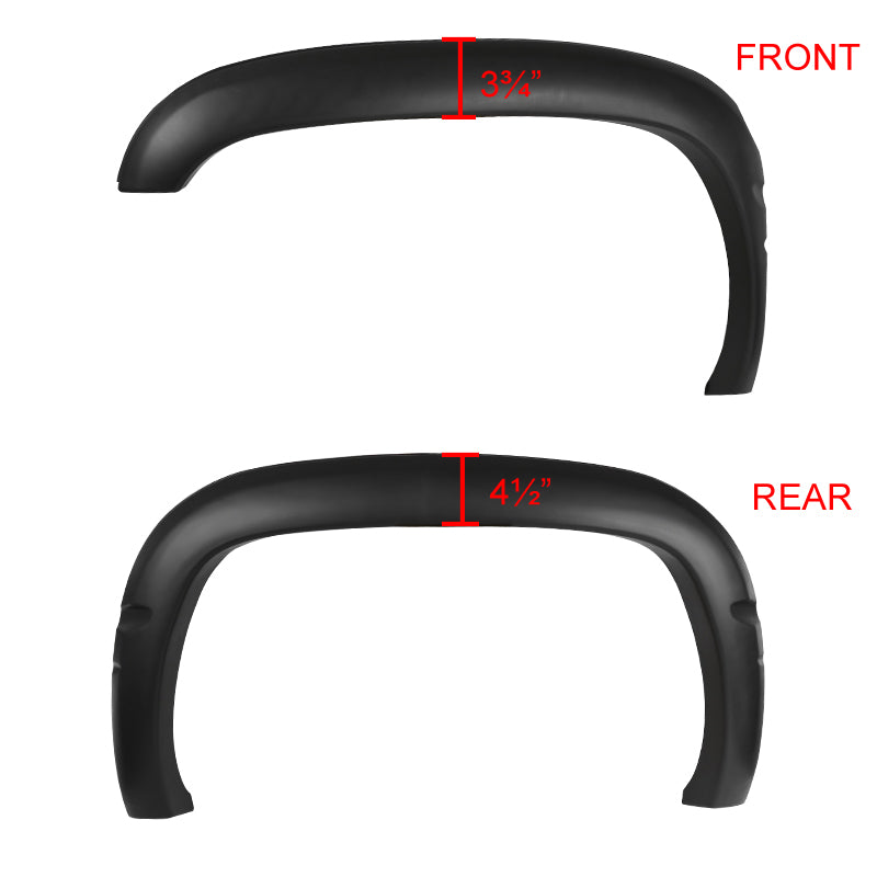 1994-2001 Dodge RAM 1500 2500 3500 Textured Factory OE Style Fender Flares