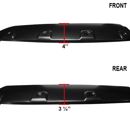 2007-2013 GMC Sierra 1500 Matte Black Polypropylene Fender Flares