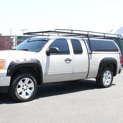 2007-2013 GMC Sierra 1500 Matte Black Polypropylene Fender Flares