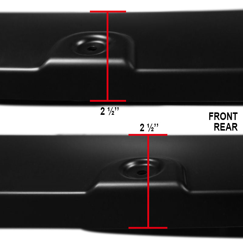 2016-2018 GMC Sierra 1500 Fleetside Smooth Rivet Style Fender Flares