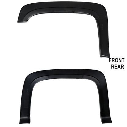 2007-2013 Chevrolet Silverado 1500/2500HD/3500HD Fleetside Longbed Smooth Factory OE Style Fender Flares