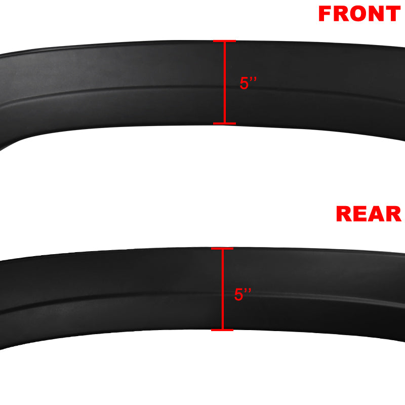 2007-2013 Chevrolet Silverado 1500/2500HD/3500HD Fleetside Longbed Textured Factory OE Style Fender Flares
